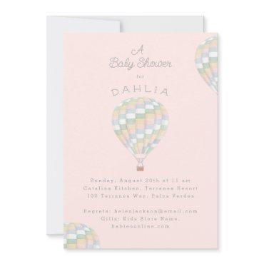watercolor quilt hot air balloon