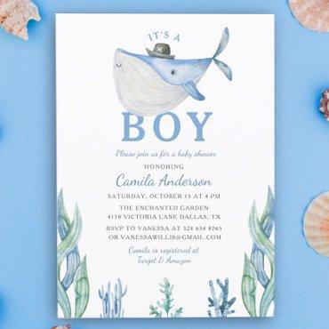 Watercolor Under the Sea It's a Boy