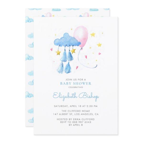 Watercolor Whimsical Sky Cute
