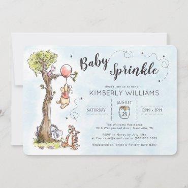 Watercolor Winnie the Pooh | Baby Sprinkle Invitation