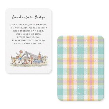 Watercolor Winnie the Pooh & Pals Books for Baby Place Card