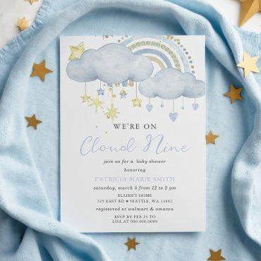 We are on Cloud Nine Baby Boy Baby Shower