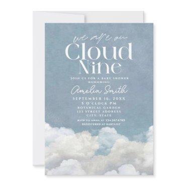 We are on Cloud Nine dusty Blue Cloud