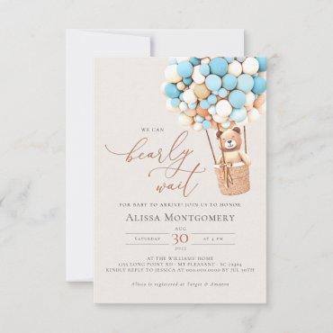 We Can Bearly Wait! Baby Shower Invitation
