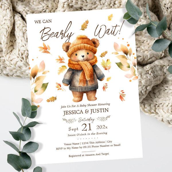 We Can Bearly Wait Fall
