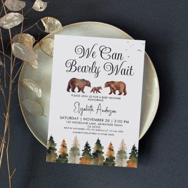 We Can Bearly Wait Fall Baby Shower