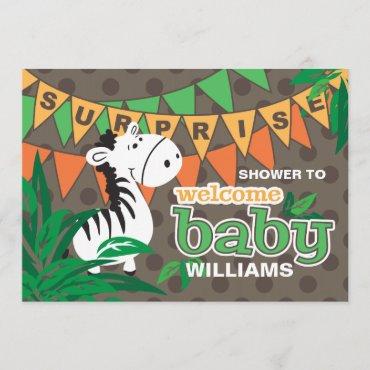 Welcome Baby Surprise Baby Shower Invitation