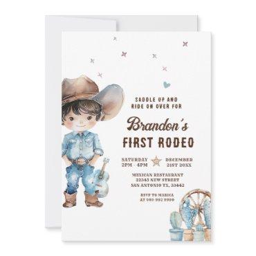 Western Cowboy First Rodeo Birthday Party
