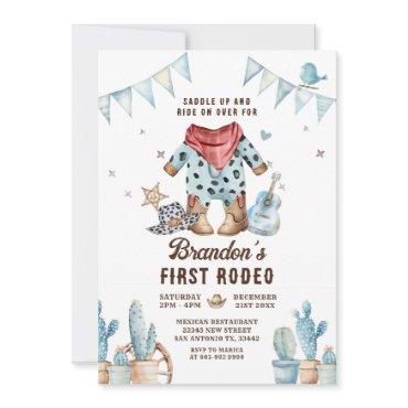 Western First Rodeo Baby Boy Birthday