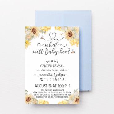 What will baby bee sunflower Gender Reveal