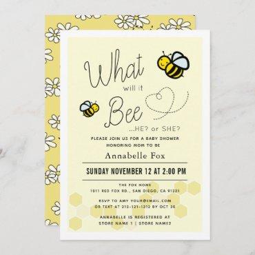 What will it Bee Gender Reveal Yellow