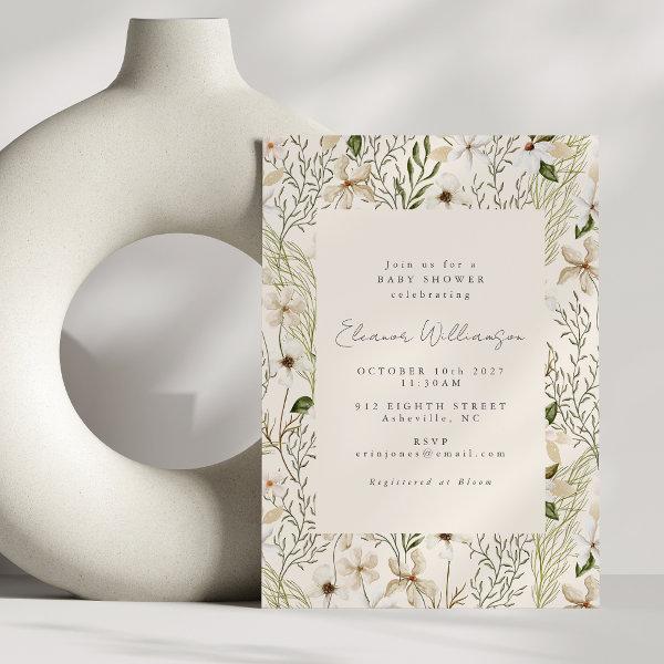 Whimsical Boho Greenery Foliage