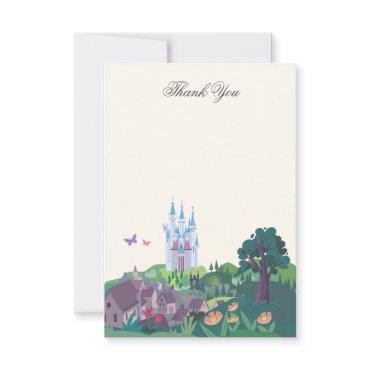 Whimsical Cinderella Castle Baby Shower Thank You