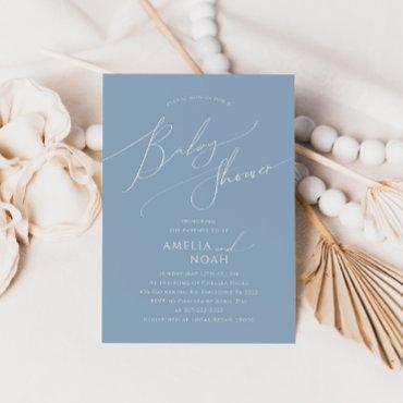 Whimsical Dusty Blue Couples