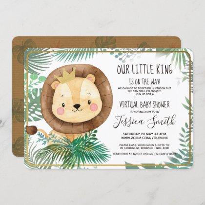 Whimsical Lion Themed Party | Virtual