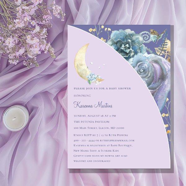 Whimsical Moon Purple Gender Neutral