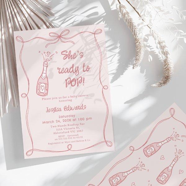 Whimsical Pink Hand Drawn Ready To Pop