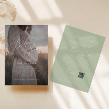Whimsical Sage Green Photo All in One