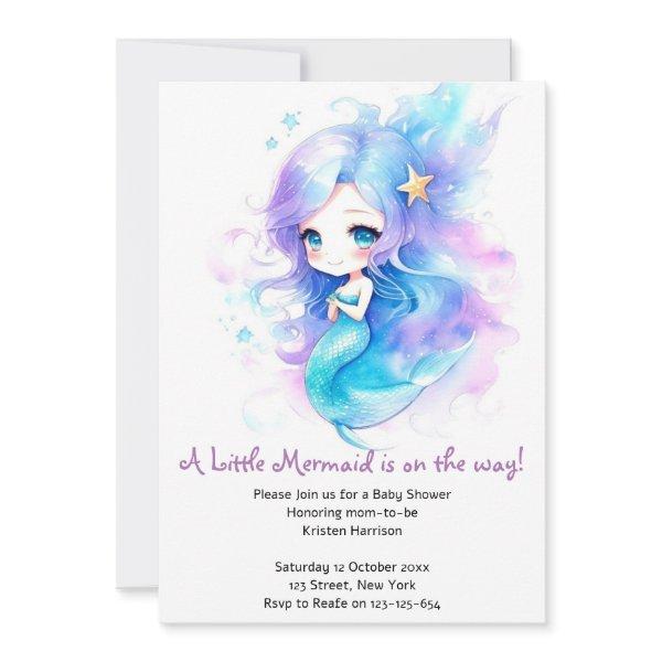 Whimsical Underwater Mermaid