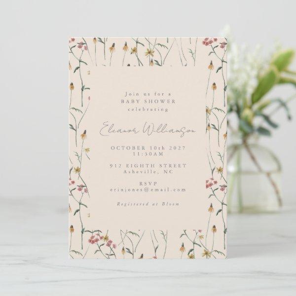 Whimsical Wildflower Floral Boho