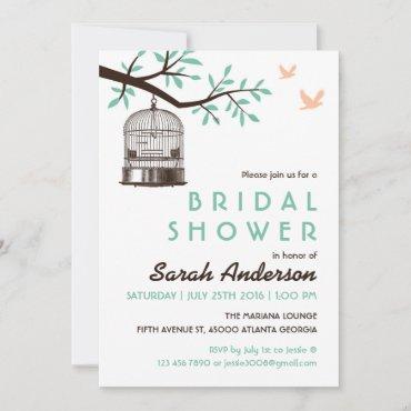 White Bird Cage Rustic Bridal Shower