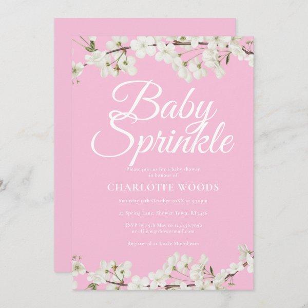 White Country Blossom Baby Sprinkle / Shower