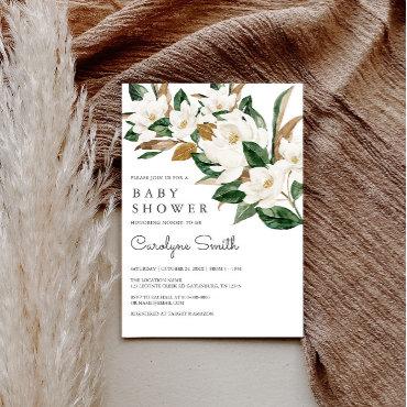 White Magnolia Floral