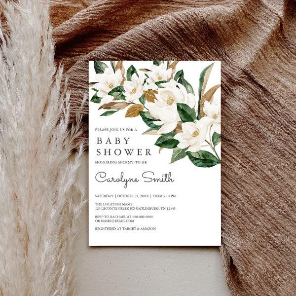 White Magnolia Floral