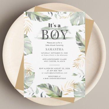 Wild Jungle Safari Botanical Boy
