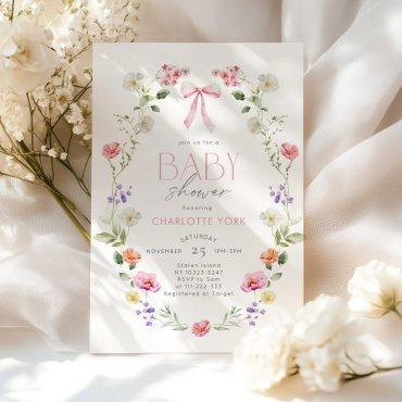 Wildflower pink Bow Elegant