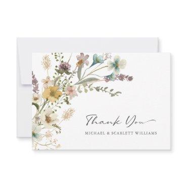 Wildflower Thank You Cards