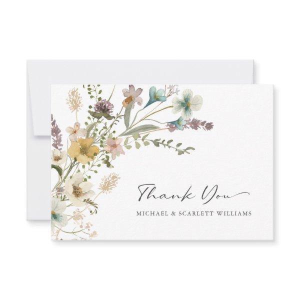 Wildflower Thank You Cards
