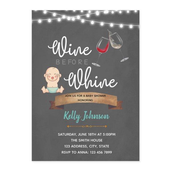 Wine before whine