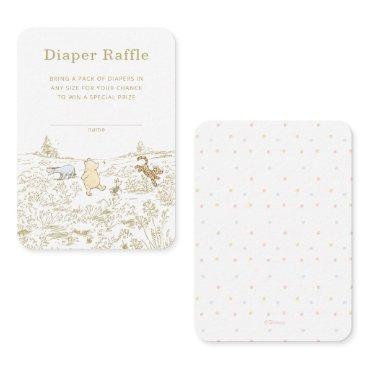 Winnie the Pooh 100 Acre Wood Diaper Raffle Insert