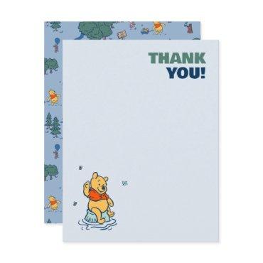 Winnie the Pooh Baby Shower Thank You Card