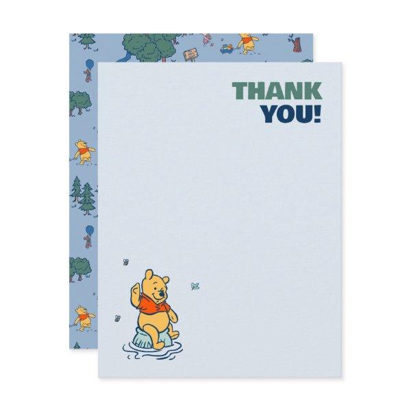 Winnie the Pooh Baby Shower Thank You Card