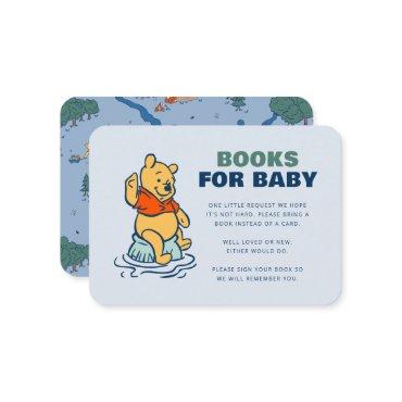 Winnie the Pooh Books for Baby Shower Place Card