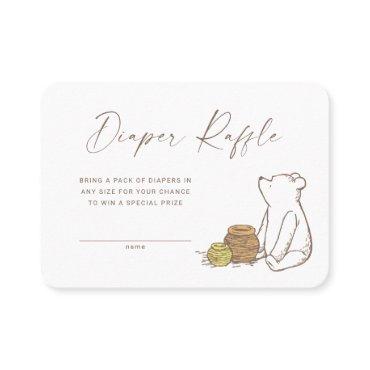 Winnie the Pooh Diaper Raffle Insert Card
