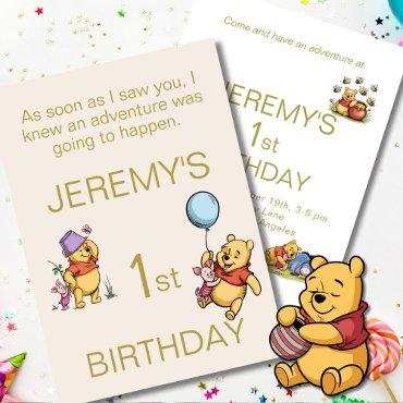 Winnie The Pooh First Birthday Adventure