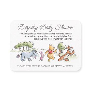 Winnie the Pooh & Pals Picnic No Wrap Place Card