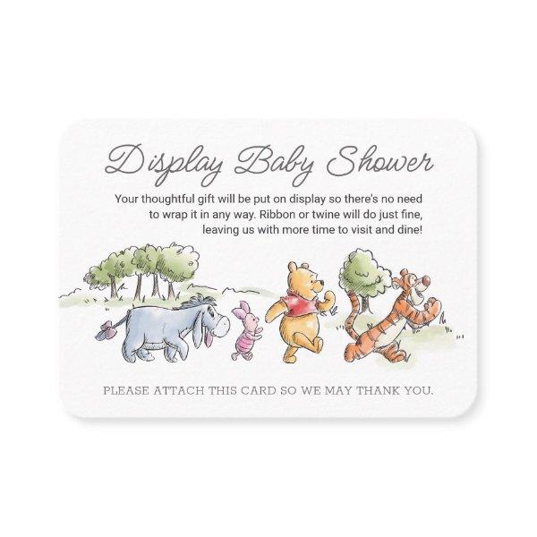 Winnie the Pooh & Pals Picnic No Wrap Place Card
