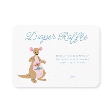 Winnie the Pooh's Kanga & Roo Diaper Raffle Place Card