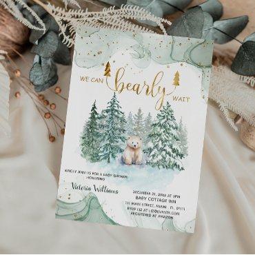 Winter Bearly Wait Baby Shower