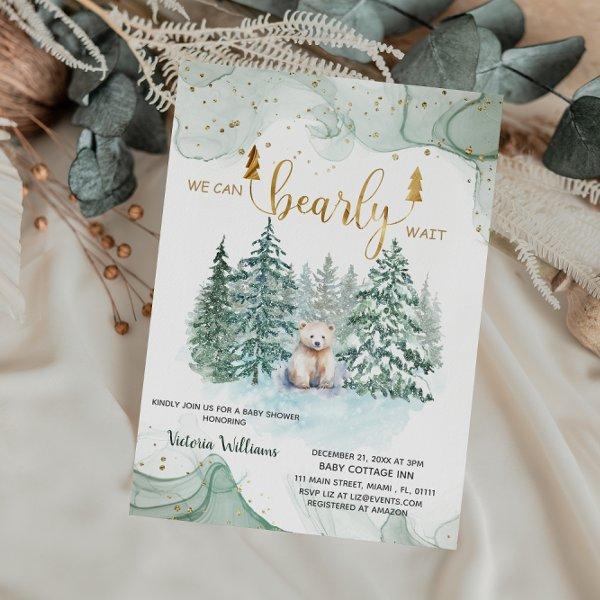 Winter Bearly Wait Baby Shower