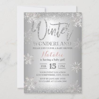 Winter Wonderland Silver Snowflakes