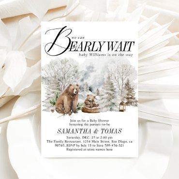 Winter Woodland We Can Bearly Wait