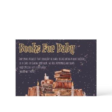 Wizard Magic Night Baby Shower Books For Baby Card