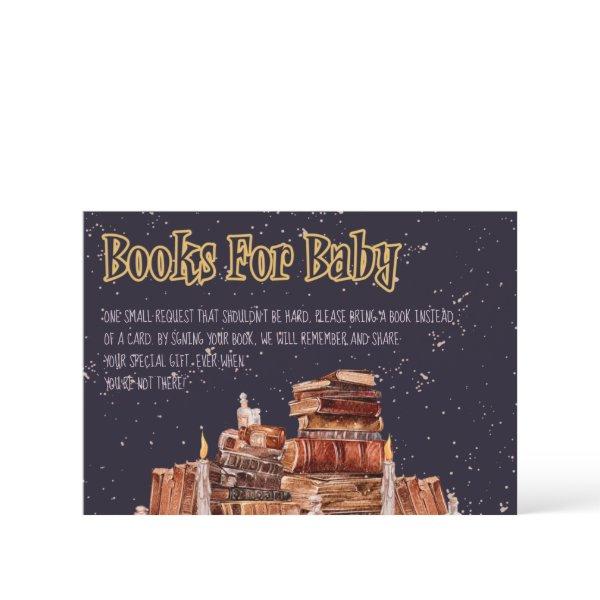 Wizard Magic Night Baby Shower Books For Baby Card