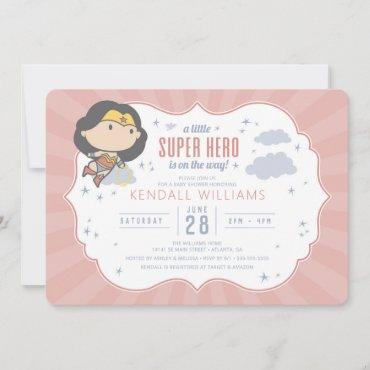 Wonder Woman | Super Hero Baby Shower Invitation