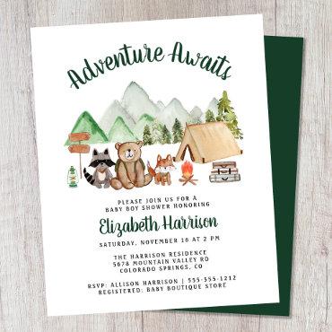 Woodland Animals Camping